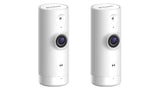 D-Link HD Mini Indoor WiFi Security Camera 2-Pack, Cloud Recording, Motion Detection & Night Vision, DCS-8000LH/2PK, Works with Alexa and Google Assistant