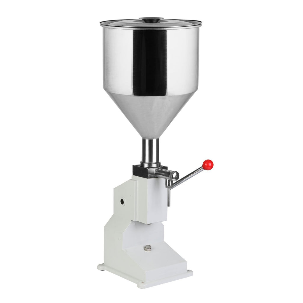 Happybuy A03 Manual Liquid Paste Filling Machine 5 to 50ml Liquid Filling Machine Bottle Filler for Cream Shampoo Cosmetic