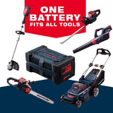 Worth Garden 84V Lithium-ion Battery Cordless Leaf Blower Powerful Handheld 125MPH 500CFM 3-Speed Plus Turbo Maximum Blowing 2.5 AH Battery and Charger Included - L402A00