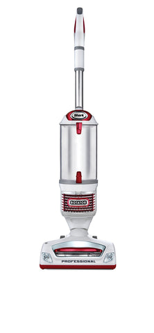Shark Rotator Professional Upright Corded Bagless Vacuum for Carpet and Hard Floor with Lift-Away Hand Vacuum and Anti-Allergy Seal (NV501), White with Red Chrome