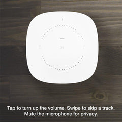 Two Room Set with all-new Sonos One - Smart Speaker with Alexa voice control built-In. Compact size with incredible sound for any room. (White)
