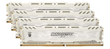 Ballistix Sport LT 32GB Kit (8GBx4) DDR4 2666 MT/s (PC4-21300) CL16 DR x8 DIMM 288-Pin - BLS4K8G4D26BFSC (White)