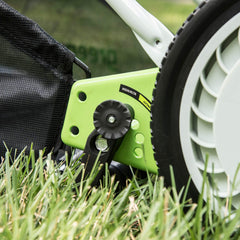Greenworks 16-Inch Reel Lawn Mower with Grass Catcher 25052 (Renewed)