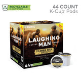 Keurig K-Elite, Brushed Slate Single Serve Coffee Maker and Laughing Man Colombia Huila K-Cup Pods, 44 ct