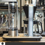 Wilfa Precision Automatic Coffee Brewer (WSP-1A), Detachable Water Tank, Precise Temperature and Water Control, Hot Warming Plate, Glass Carafe, Pour Over, Aluminum